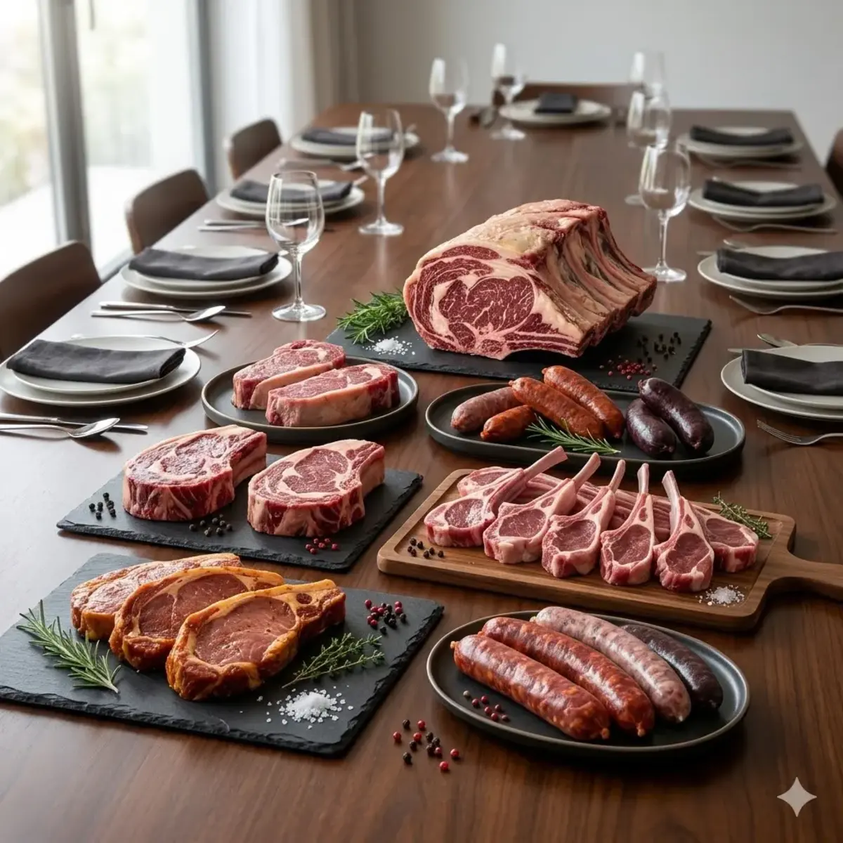 Pack evento familiar con selección variada de carnes premium.